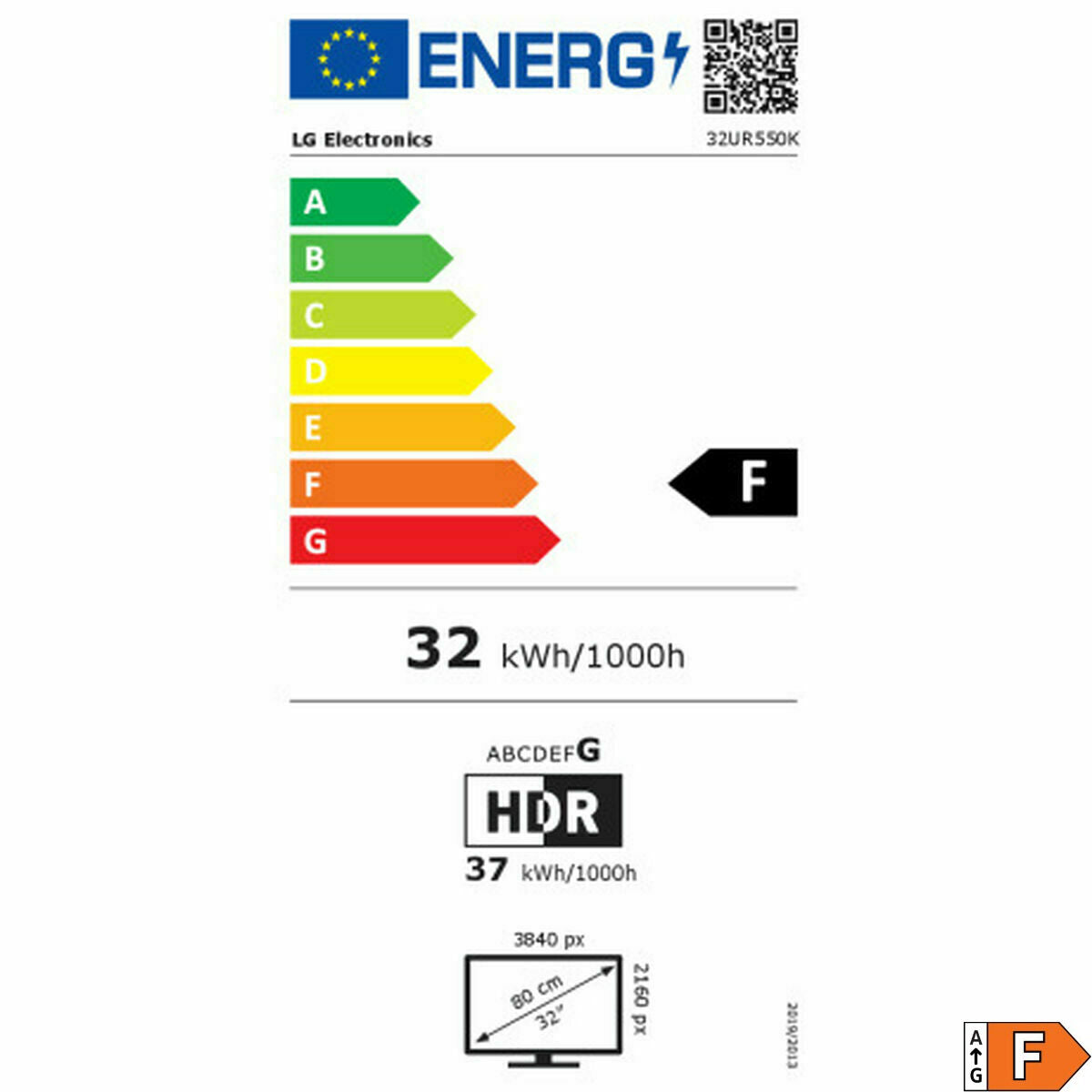 Monitor Gaming LG 32UR550K-B 31,5" 4K Ultra HD