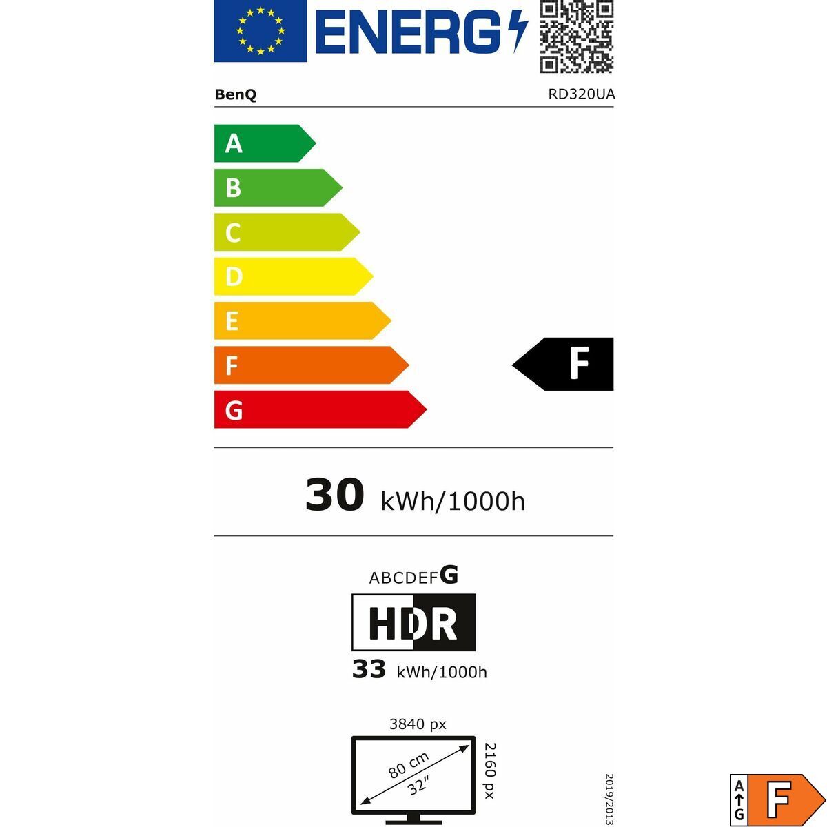 Monitor Gaming BenQ 9H.LMTLA.TBE 4K Ultra HD 31,5"