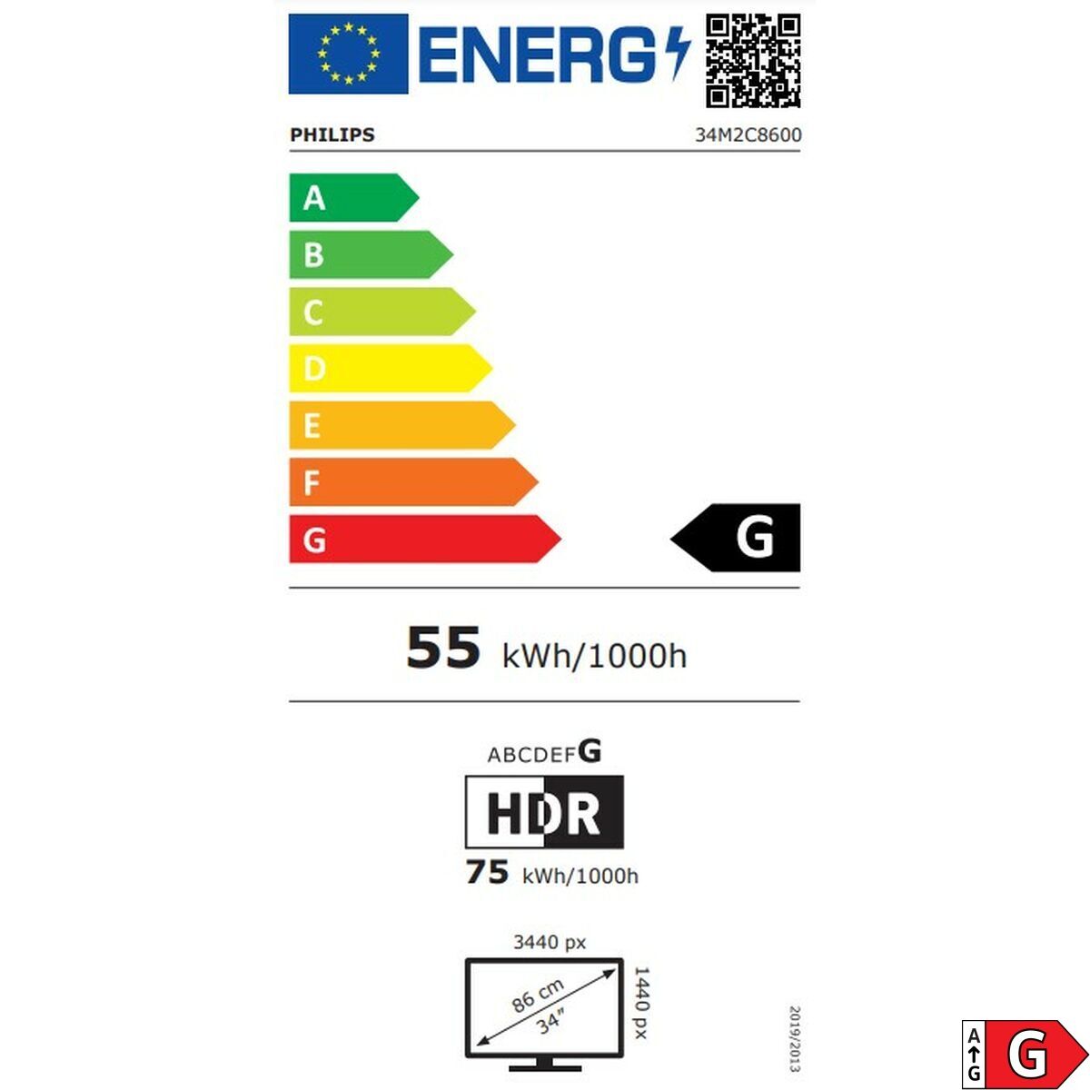 Écran Philips 49M2C8900L/00 49"