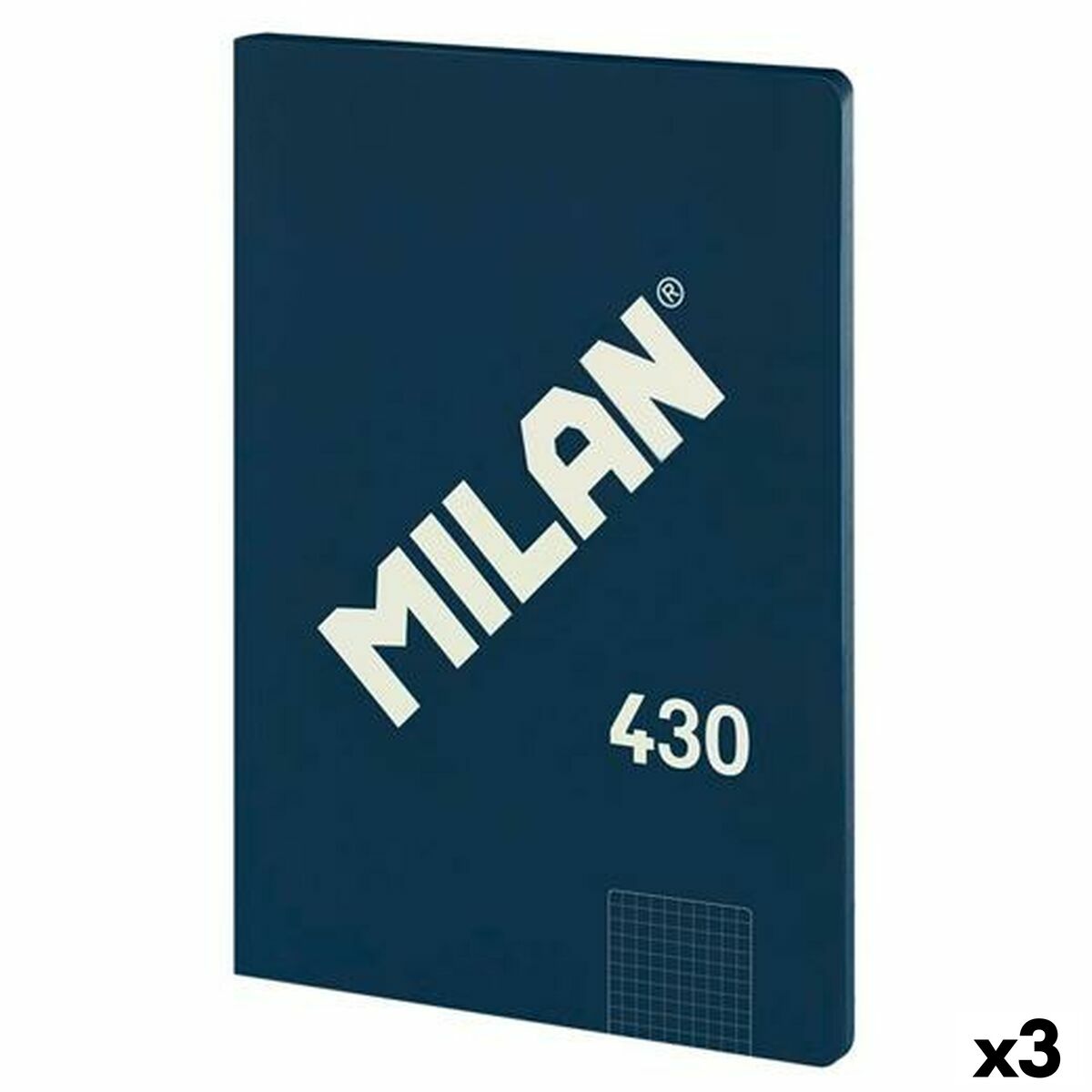Carnet Milan SERIE 1918 Bleu A4 48 Volets (3 Unités)