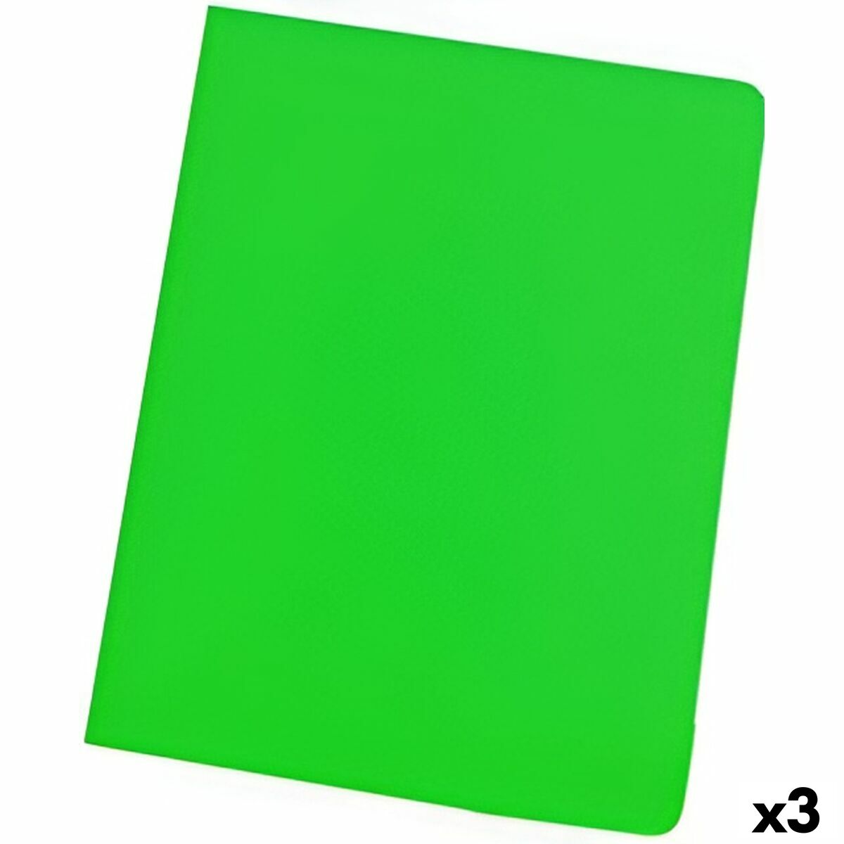 Ensemble de Sous-dossiers Elba Vert Feuille 50 Pièces (3 Unités)