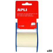 Notes Adhésives Apli Jaune 60 mm 10 m (50 Unités)