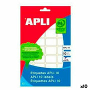 Étiquettes adhésives Apli Blanc Papier 10 Volets 25 x 40 mm (10 Unités)