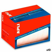 Étiquettes adhésives Apli Blanc 34 x 53 mm (10 Unités)