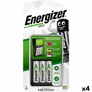 Chargeur + Piles Rechargeables Energizer (4 Unités)