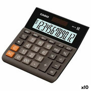 Calculatrice Casio MH-12B Noir 13,6 x 12,7 x 2,7 cm (10 Unités)