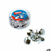 Punaises Apli Argenté nickel (16 Unités)