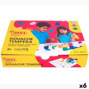 Set de peinture à la gouache Jovi Multicouleur 35 ml (12 Pièces) (6 Unités)