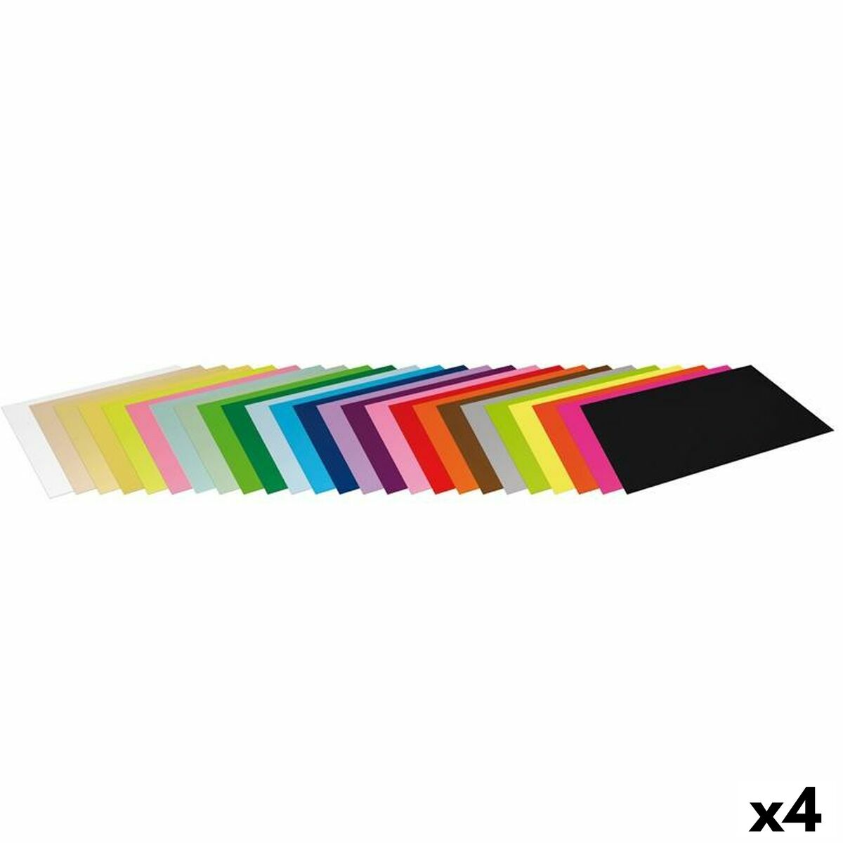 Papiers carton Fabrisa Multicouleur Oscuro 50 Pièces (4 Unités)