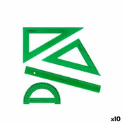 jeu de règles Faber-Castell Vert 4 Pièces (10 Unités)