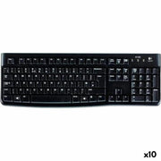 Clavier Logitech K120 Noir Espagnol Qwerty (10 Unités)