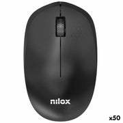 Souris sans-fil Nilox Noir 1000 dpi (50 Unités)