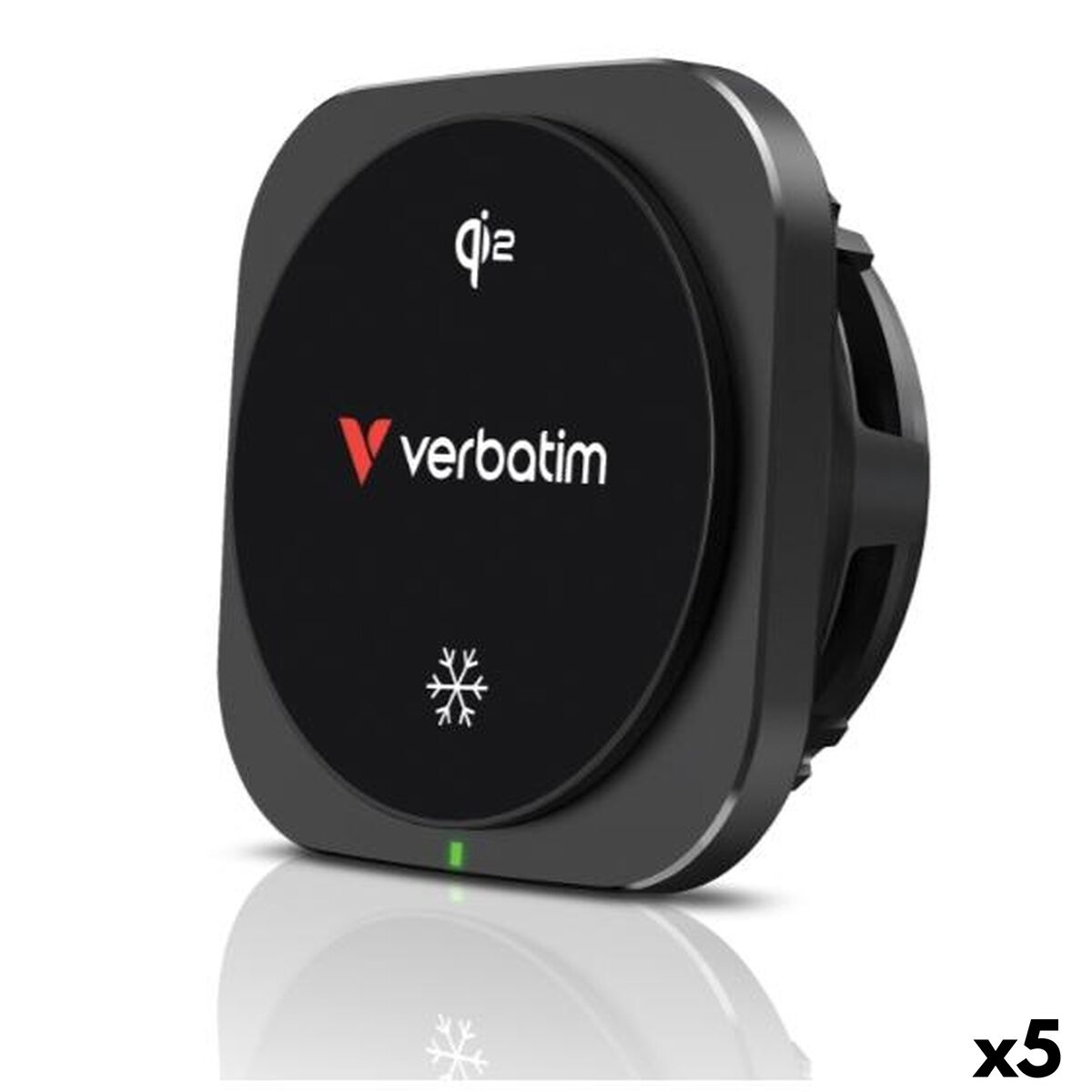 Chargeur de voiture Verbatim QI2 Noir 15 W (5 Unités)