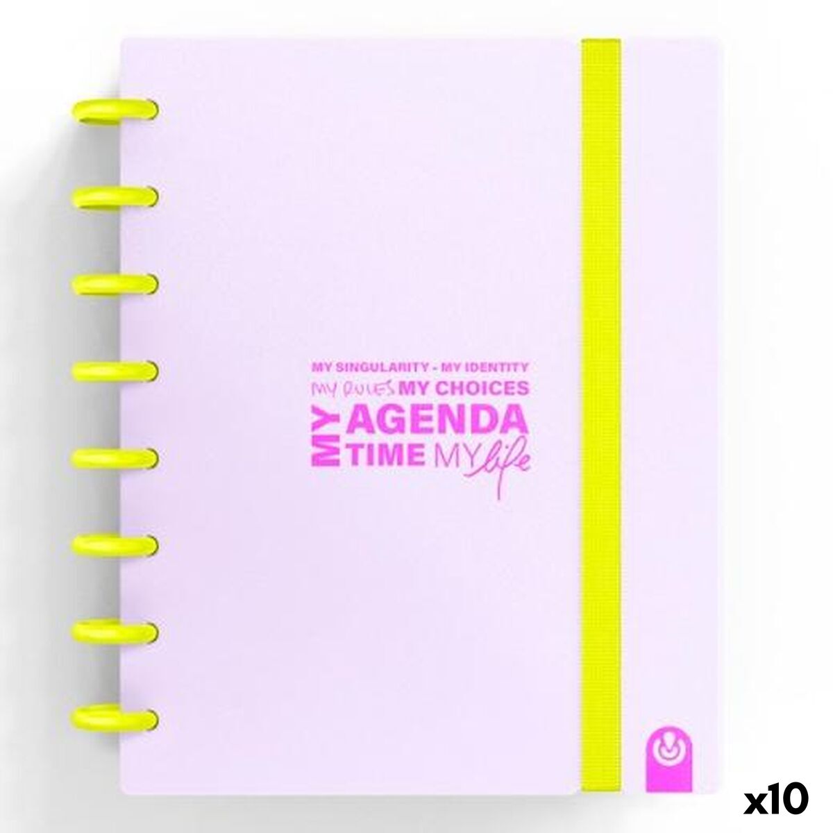 Agenda Carchivo My Agenda Time My Lfe Mauve A5 (10 Unités)