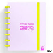 Agenda Carchivo My Agenda Time My Lfe Mauve A5 (10 Unités)