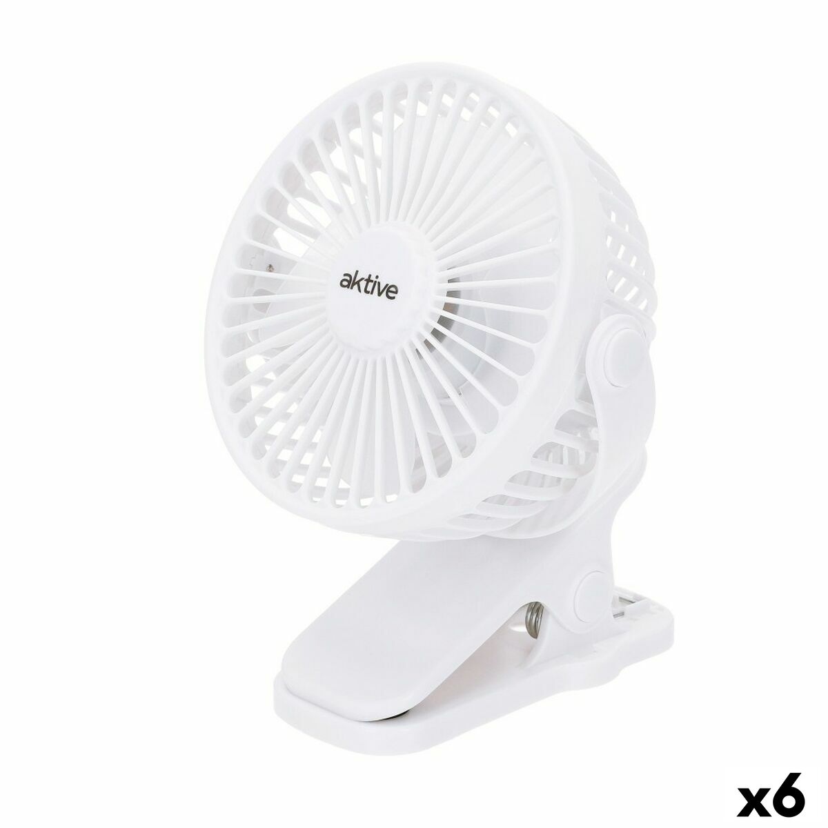 Ventilateur de Bureau Rechargeable Aktive (6 Unités)