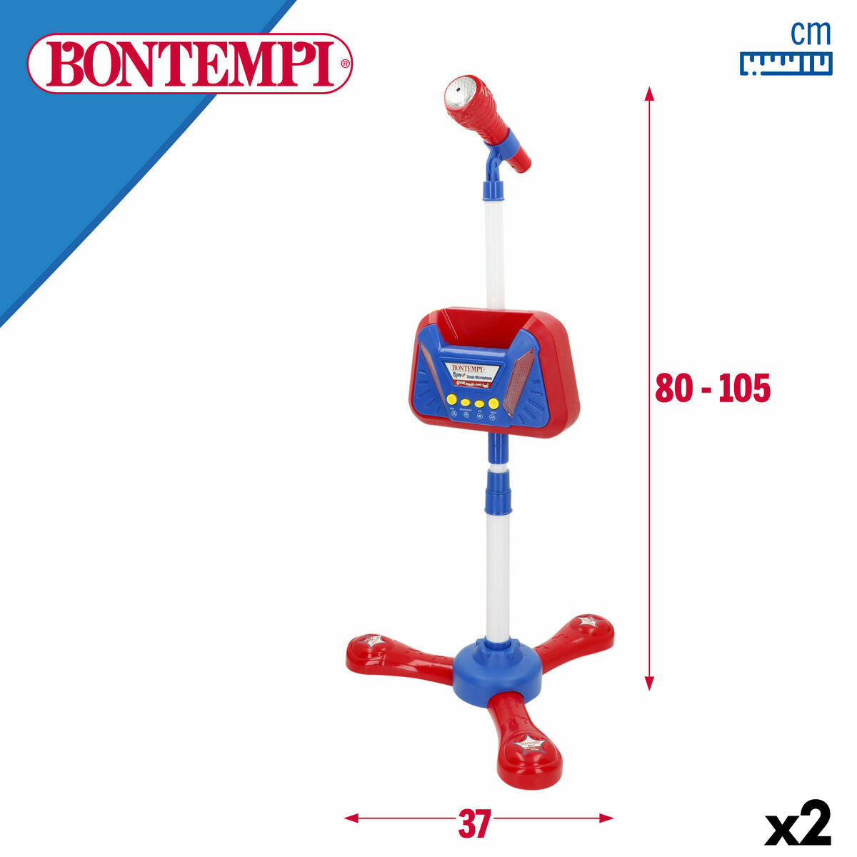 Jouet musical Bontempi 37 x 105 x 37 cm (2 Unités)