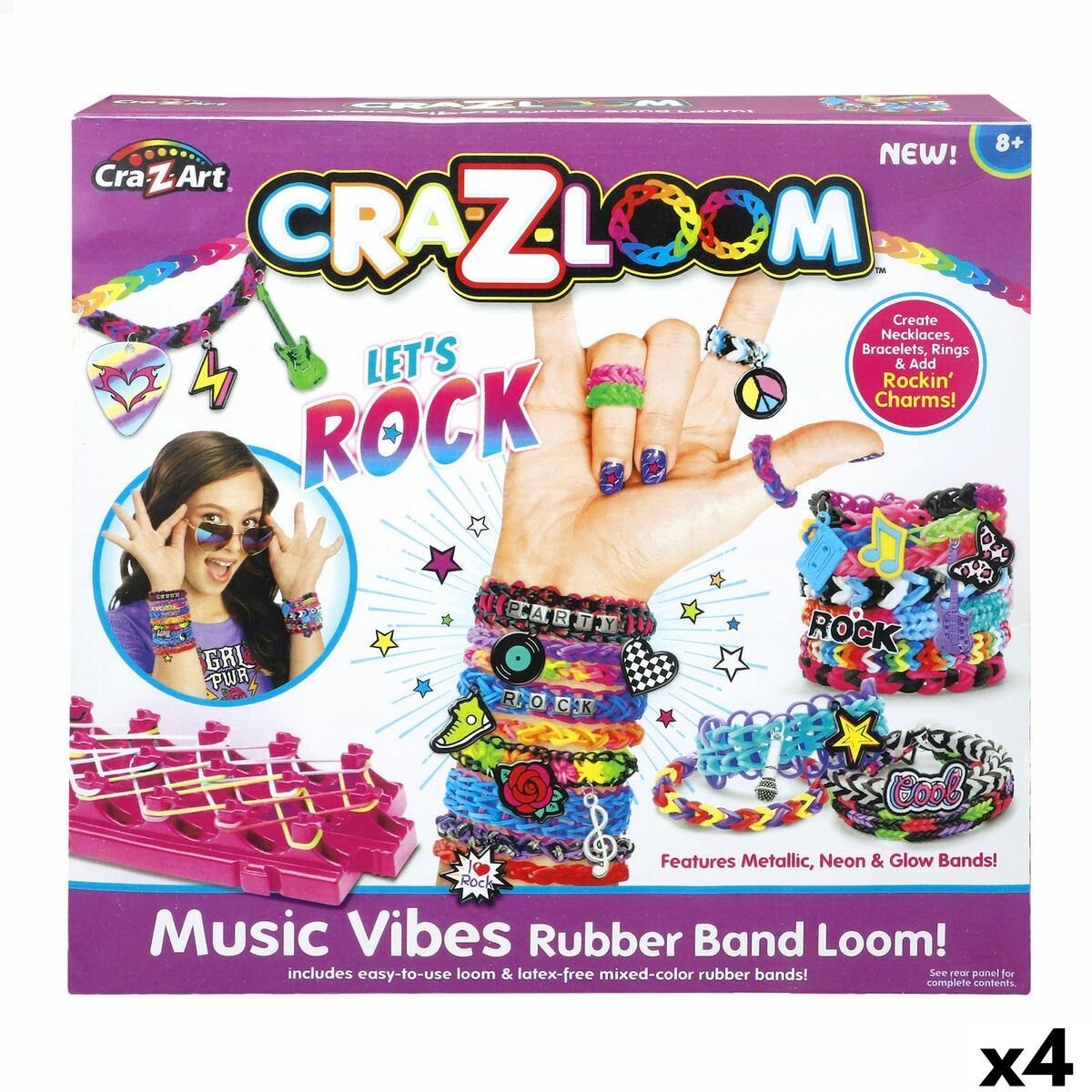 Set de Maquillage Cra-Z-Art 33 x 5 x 3 cm (4 Unités)