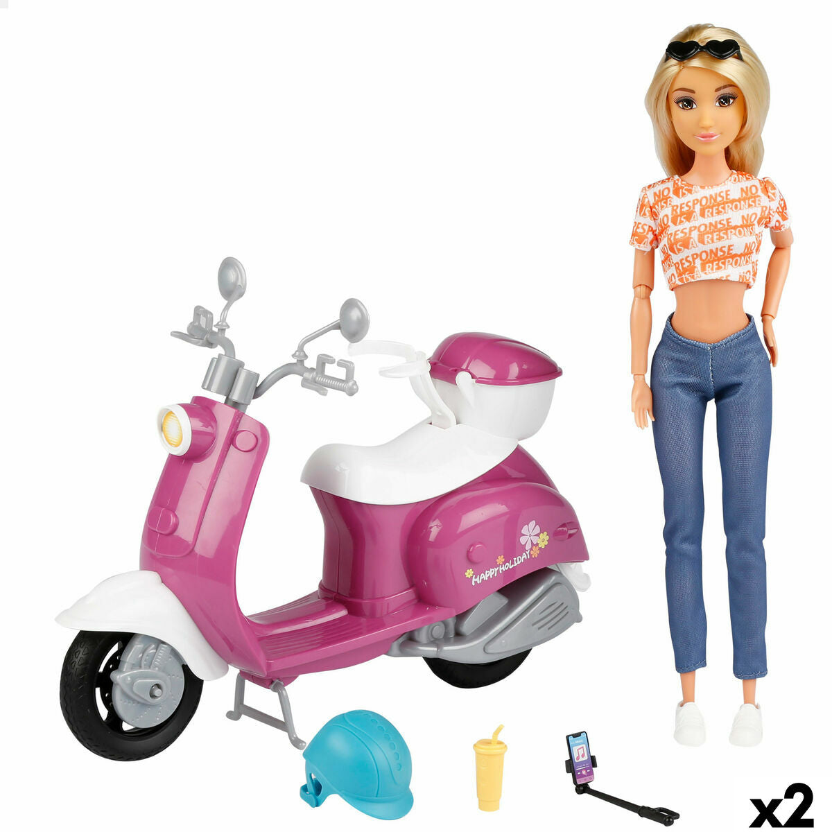 Poupée 28 x 19 x 12 cm (2 Unités)