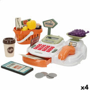 Caisse enregistreuse Jouet 23 x 14 x 17 cm 4 Unités