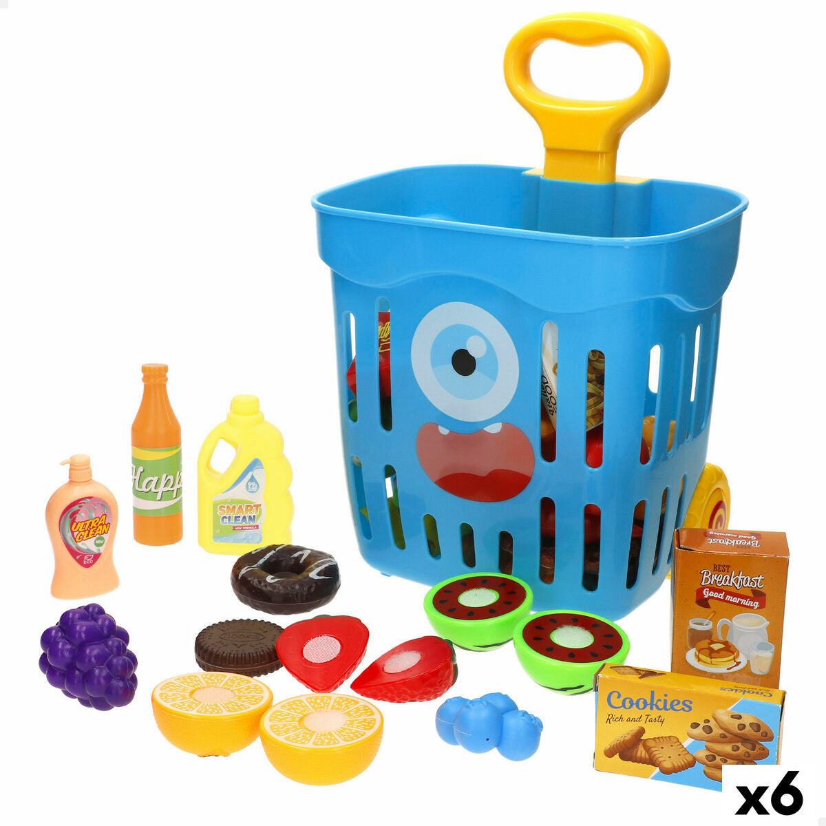 Set de jouets alimentaires 22 x 43 x 16 cm 51 Pièces 6 Unités