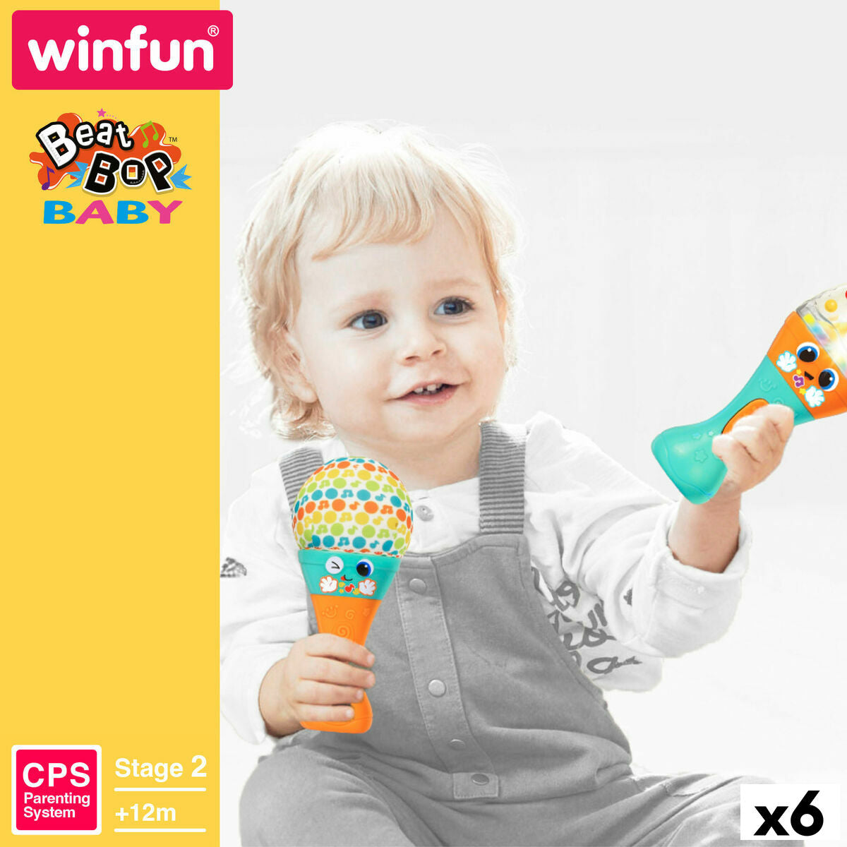 Jouet musical Winfun 7 x 17 x 7 cm (6 Unités)