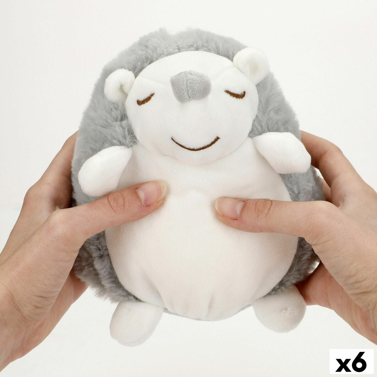 Peluche musicale Colorbaby Plastique 16 x 14 x 14 cm (6 Unités)