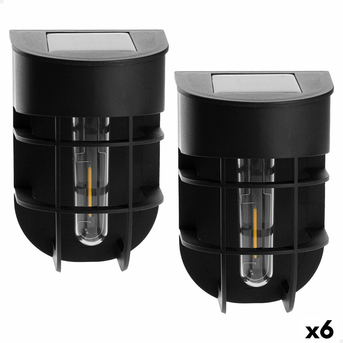 Applique LED Aktive Plastique Solaire (6 Unités)