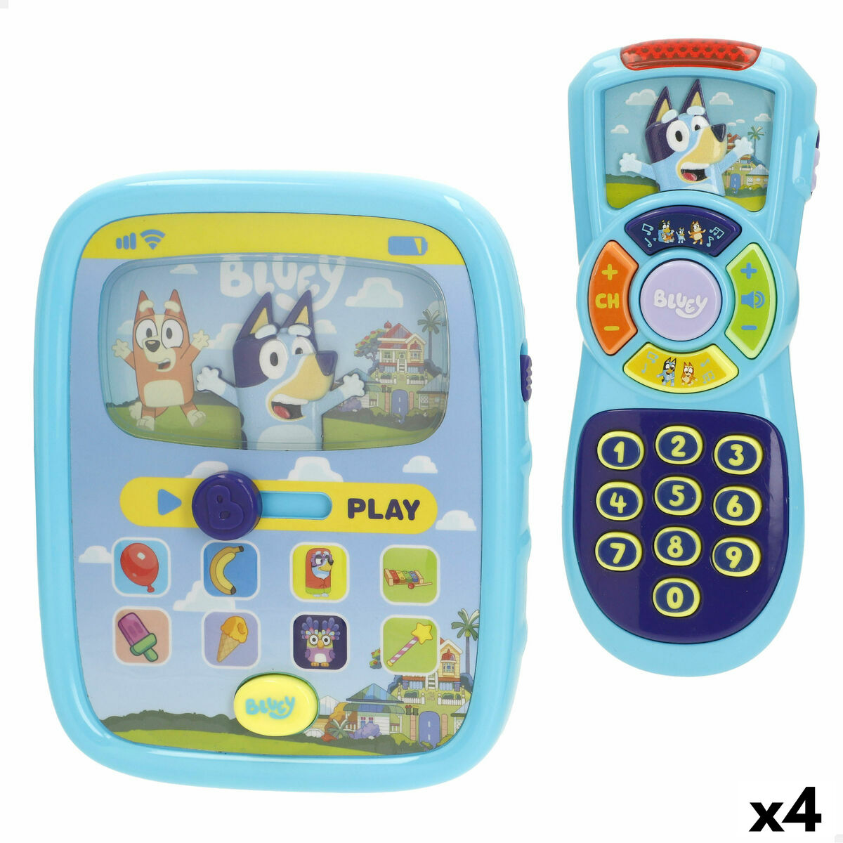 Téléphone d'Apprentissage Bluey (4 Unités)
