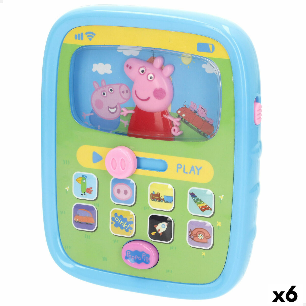 Téléphone d'Apprentissage Peppa Pig (6 Unités)