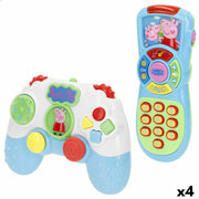Téléphone d'Apprentissage Peppa Pig 15 x 11 x 5 cm (4 Unités)