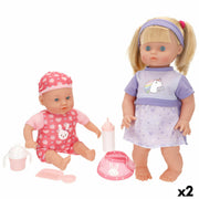 Poupées Colorbaby 17 X 42 X 11 CM 2 Unités