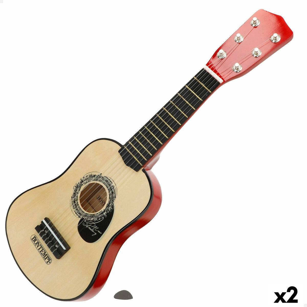Guitare pour Enfant Bontempi 19 x 55 x 6 cm (2 Unités)