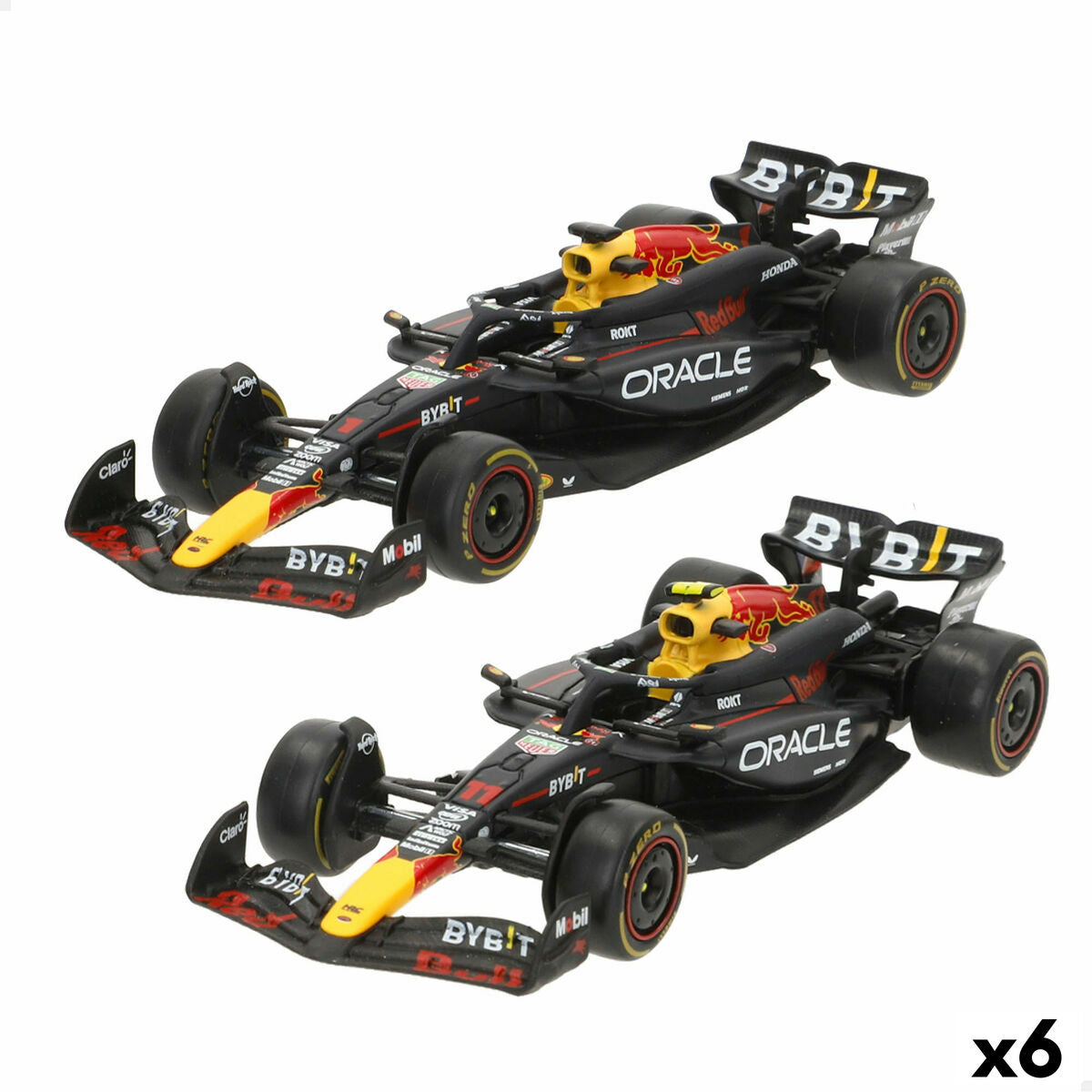 Petite voiture-jouet Red Bull F1 2024 RB20 (6 Unités)