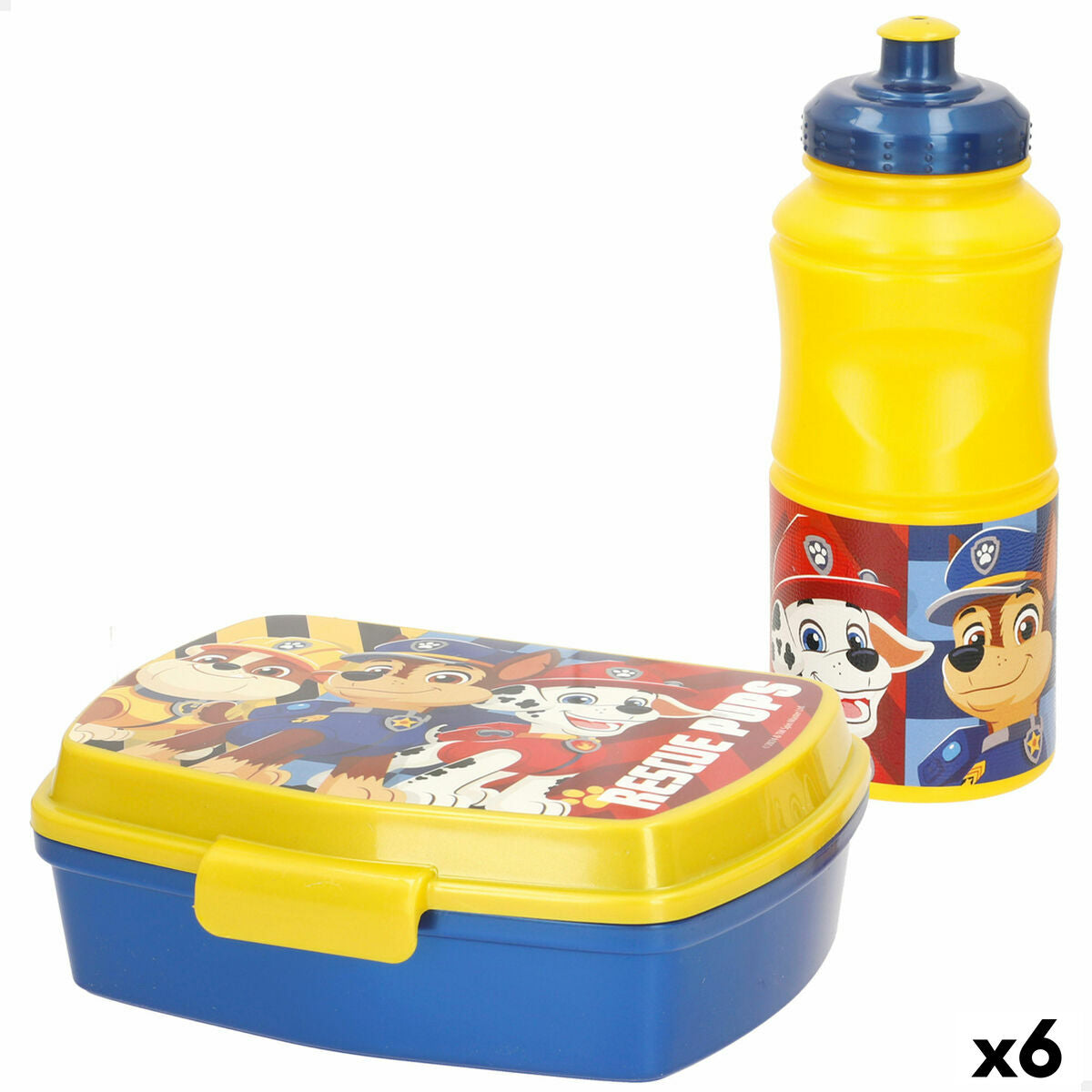 Boîte à lunch The Paw Patrol 380 ml 17 x 5,5 x 13,5 cm Bouteille (6 Unités)