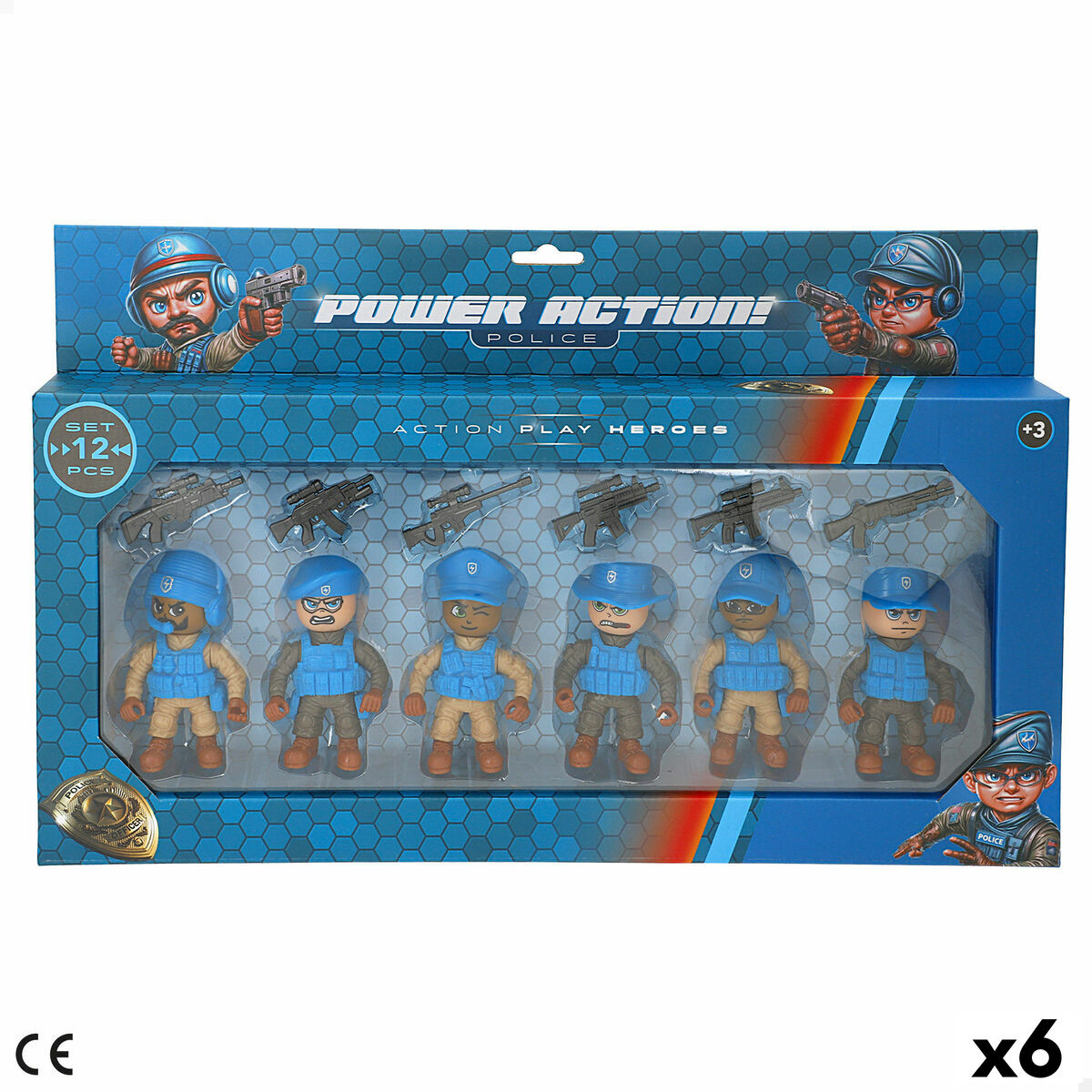 Playset Colorbaby 5 x 8 x 4 cm (6 Unités)