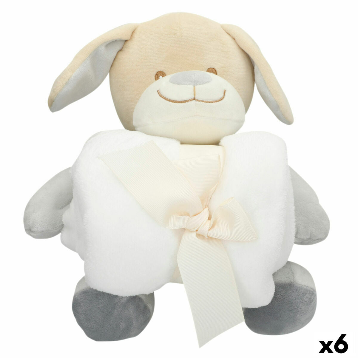 Jouet Peluche Colorbaby Polyester 20 x 25 x 20 cm (6 Unités)