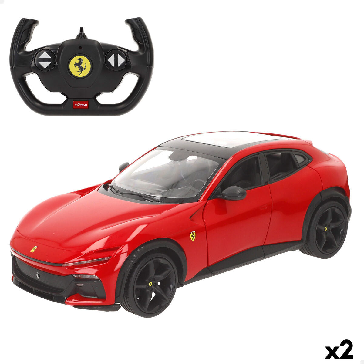 Voiture Télécommandée Ferrari PUROSANGUE 1:14 34 x 11 x 14 cm (2 Unités)