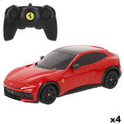 Voiture Télécommandée Ferrari PUROSANGUE 1:24 20 x 6 x 9 cm (4 Unités)
