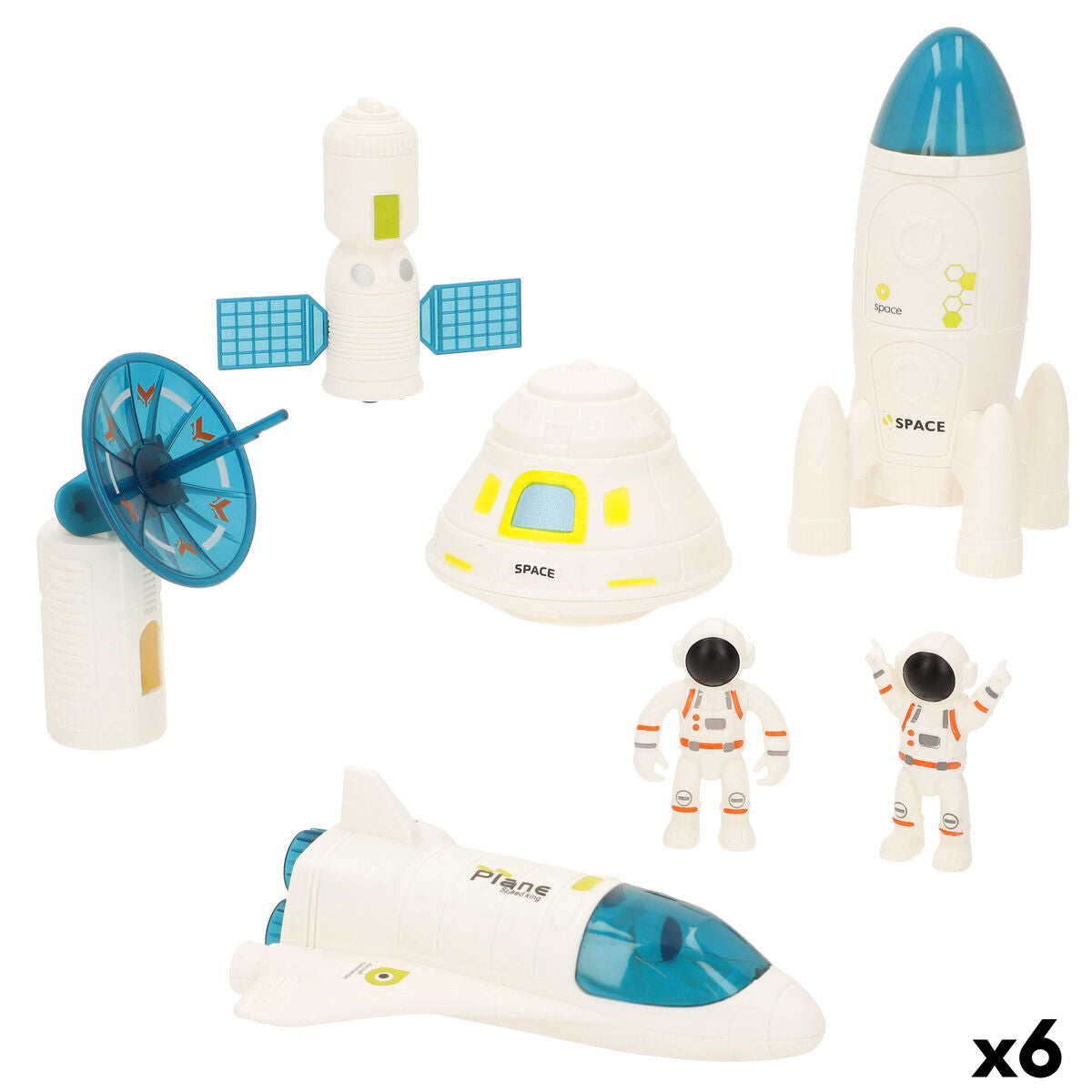 Playset Colorbaby astronautas 7 Pièces