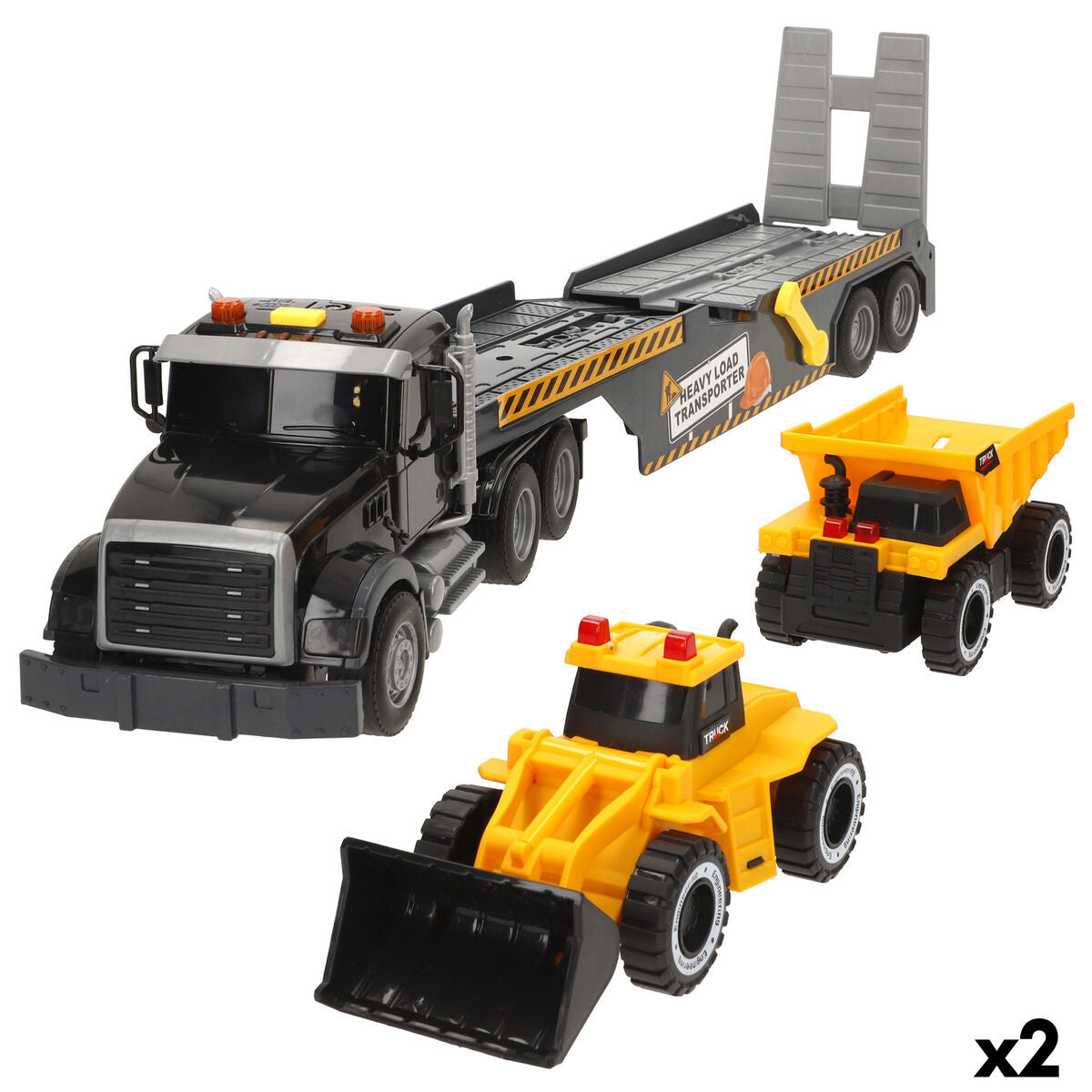 Camion Autotransporteur Speed & Go 53 X 15 X 10 CM (2 Unités)