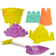 Set de jouets de plage Colorbaby 15 x 12 x 15 cm (15 Unités)