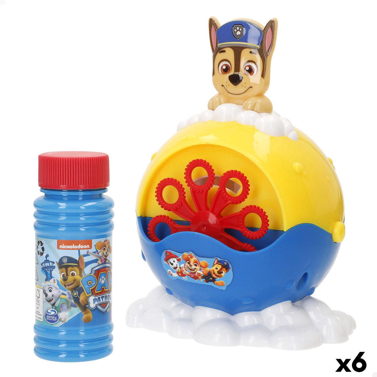 Jeu de Bulles de Savon The Paw Patrol 59 ml 11 x 15 x 10 cm (6 Unités)