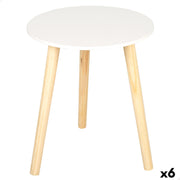 Table d'appoint Max Home Blanc 35 x 40 x 35 cm (6 Unités)