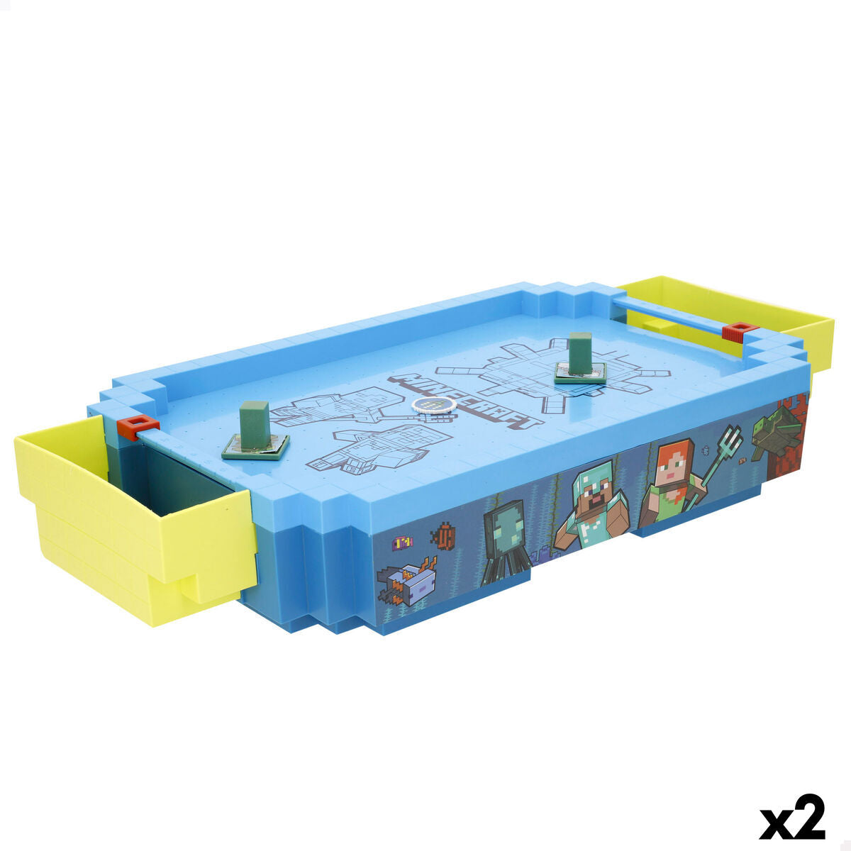 Table de Hockey Minecraft 44 X 8 X 22,5 CM (2 Unités)