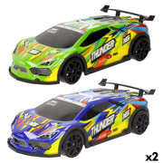 Voiture Télécommandée Speed & Go 24 x 7 x 10 cm (2 Unités)